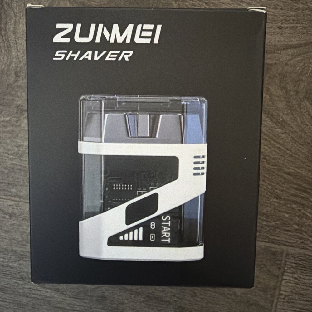 Zunmei Mini Black Electric Shaver Portable and Rechargeable for Men's Travel